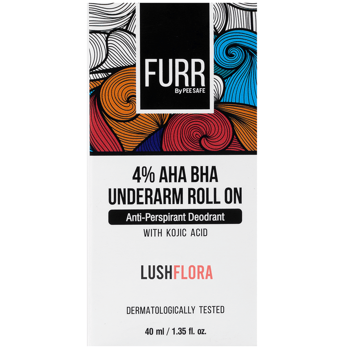 4% Aha Bha Underarm Lush Flora Roll On 40ml