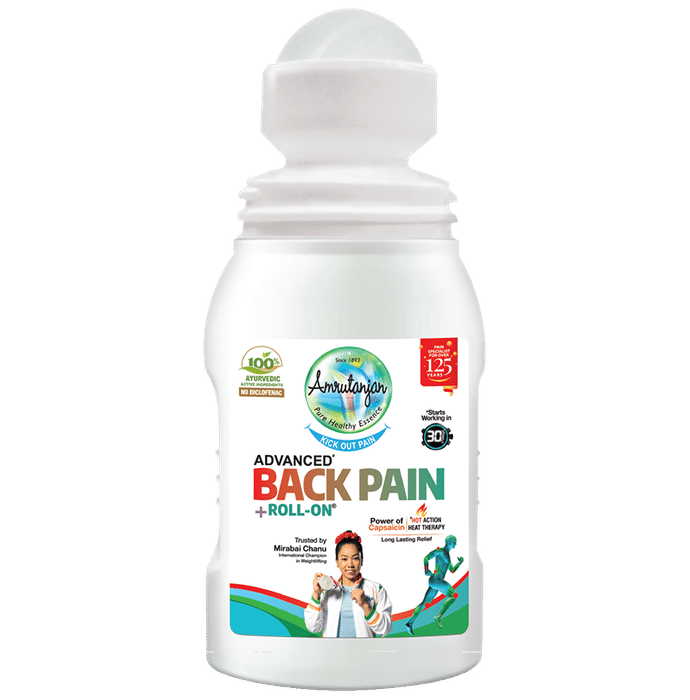 Amrutanjan Back Pain Roll On 50ml