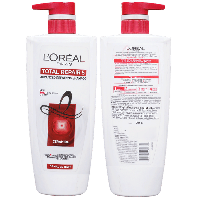 Loreal Total Repair 5 Shampoo 396ml