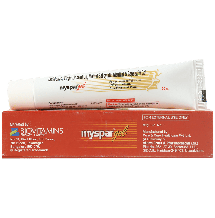 Myspar Gel 30gm
