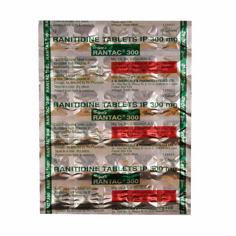 Rantac 300mg Tab 30 Tablets