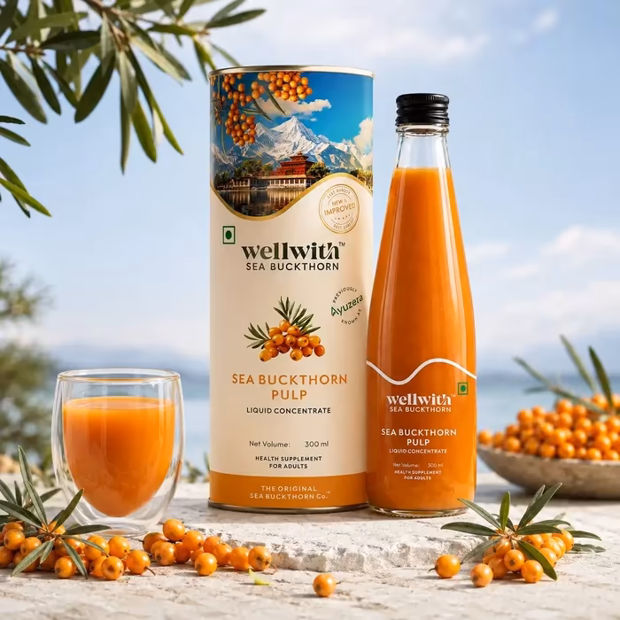 Wellwith Sea Buckthorn Pulp 300ml